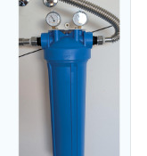 Canister whole house water filter